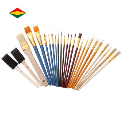 High Quality 25pcs/set Purdyartist Painting Brush Art Paint Brushes Paint Brush